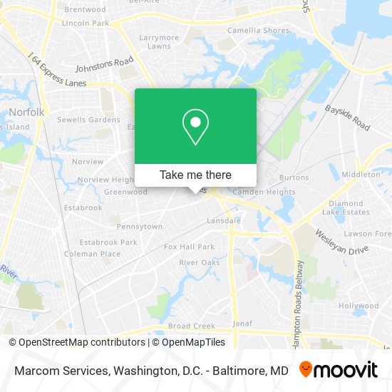 Mapa de Marcom Services