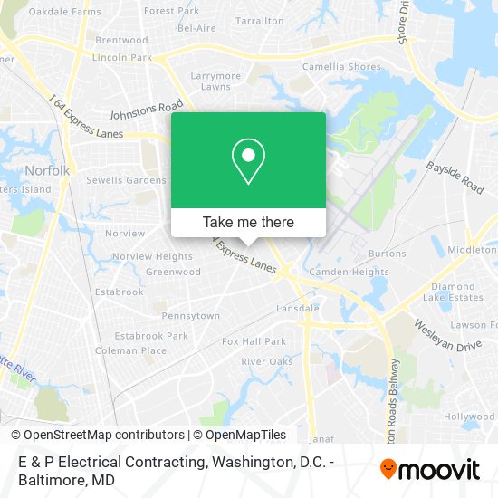 Mapa de E & P Electrical Contracting