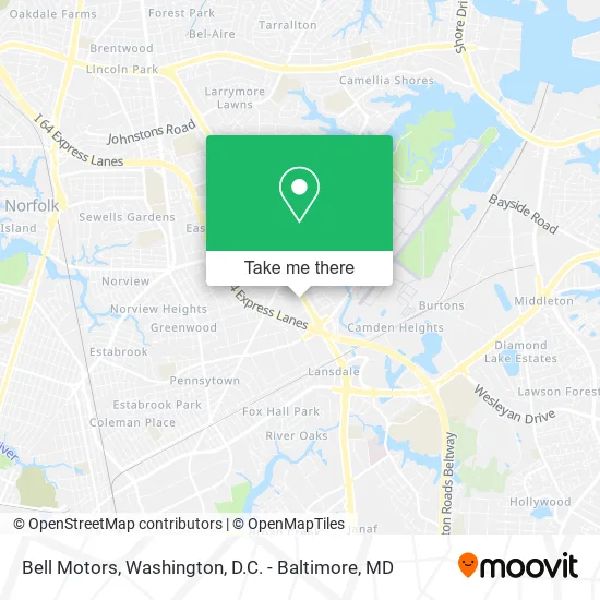 Bell Motors map