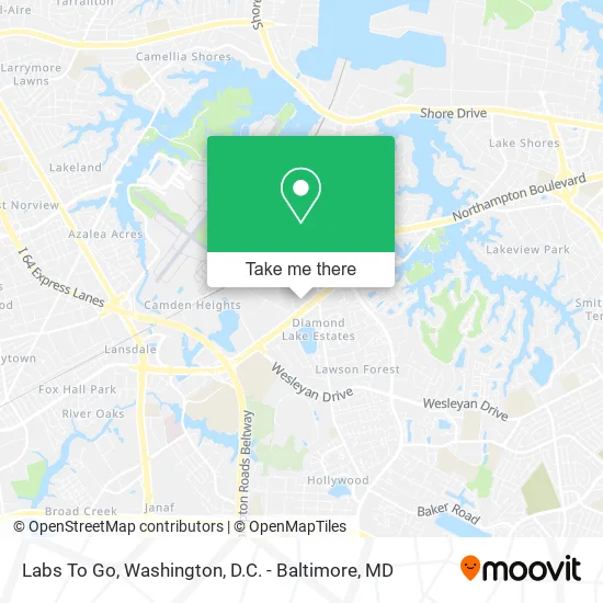 Labs To Go map