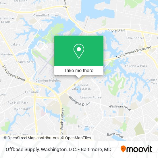 Offbase Supply map