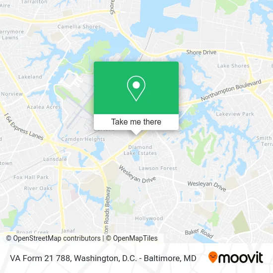 VA Form 21 788 map