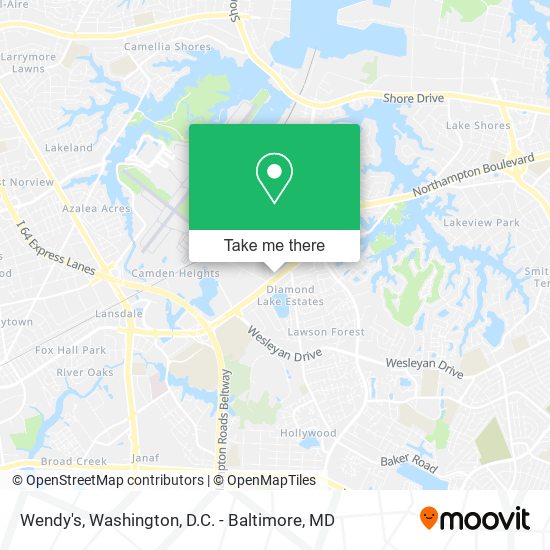 Wendy's map