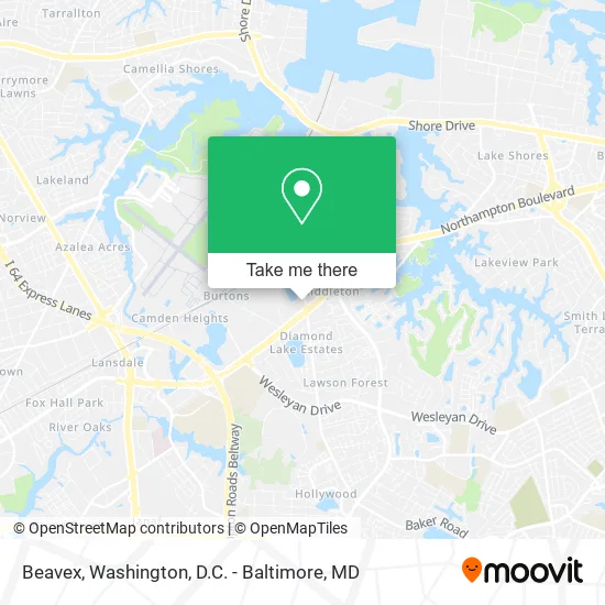 Beavex map