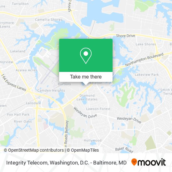 Mapa de Integrity Telecom