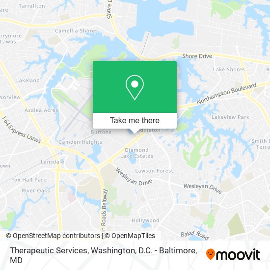 Therapeutic Services map