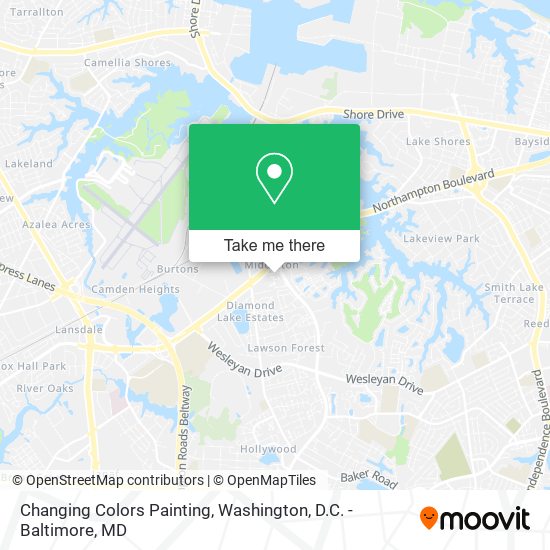 Changing Colors Painting map