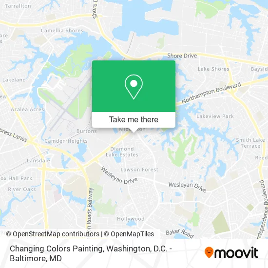 Changing Colors Painting map