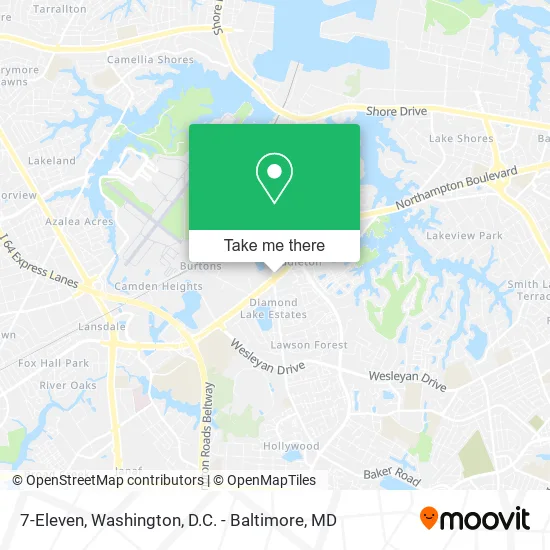 7-Eleven map