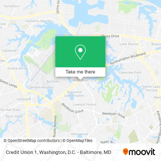 Credit Union 1 map