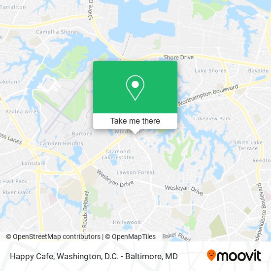 Mapa de Happy Cafe