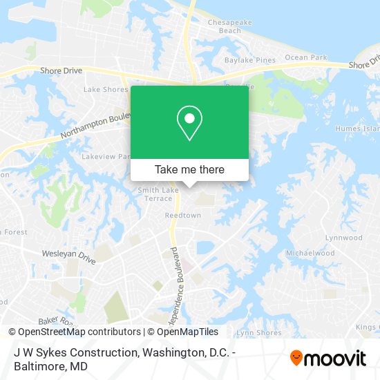 Mapa de J W Sykes Construction
