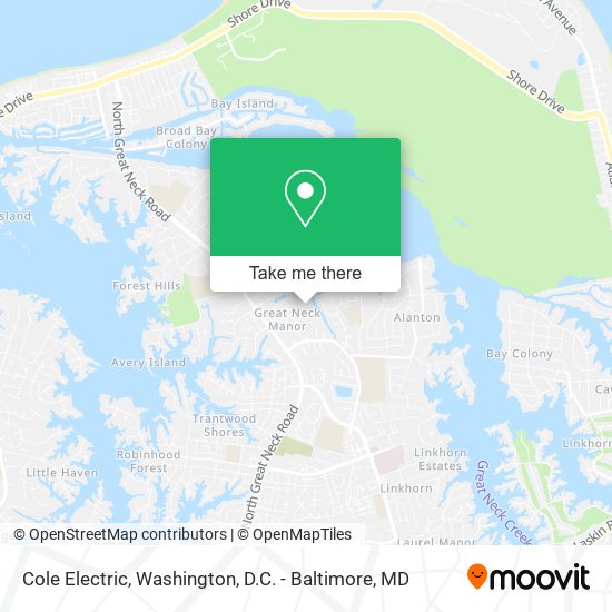 Mapa de Cole Electric
