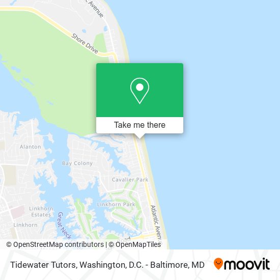 Mapa de Tidewater Tutors