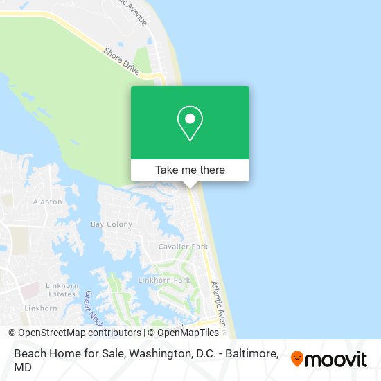 Mapa de Beach Home for Sale