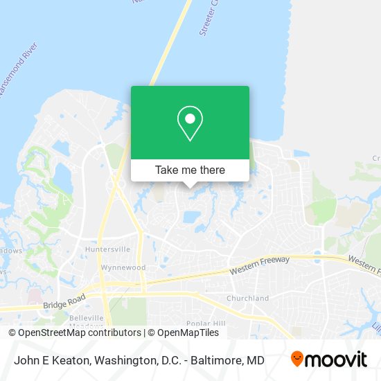 John E Keaton map