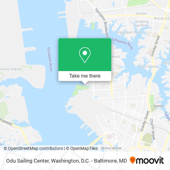 Mapa de Odu Sailing Center