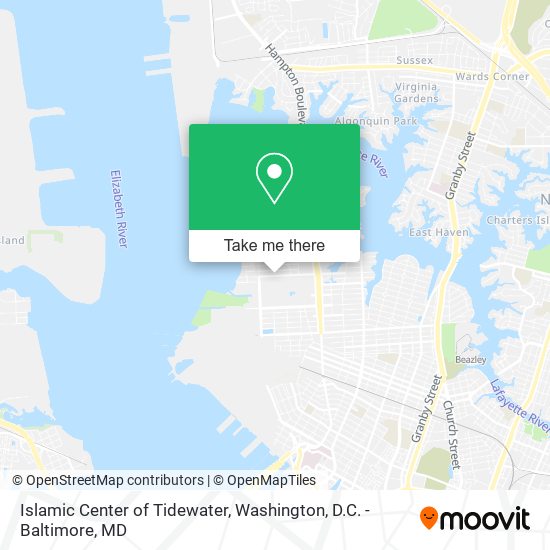 Mapa de Islamic Center of Tidewater