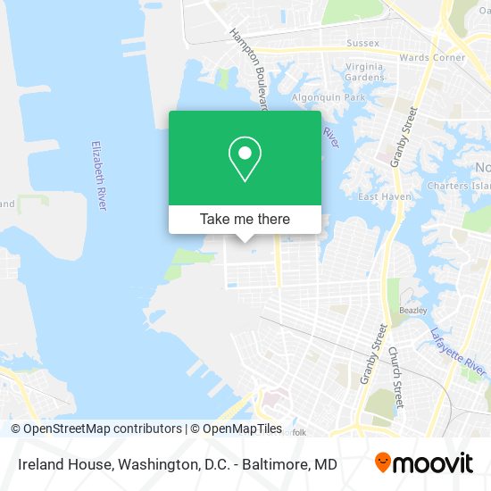 Mapa de Ireland House