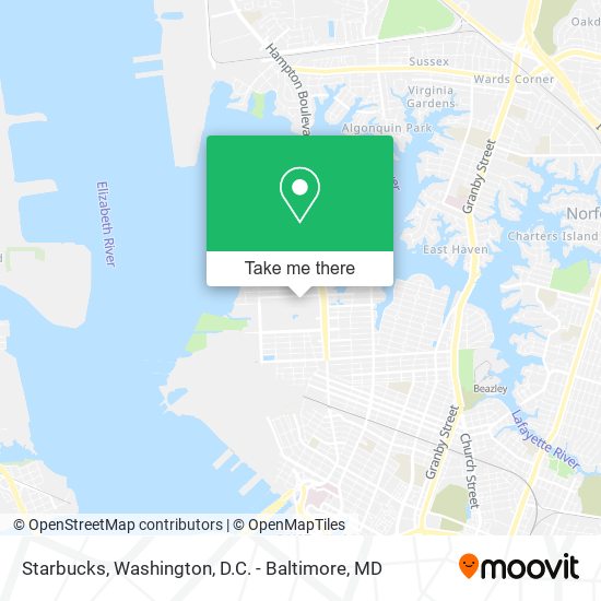 Starbucks map