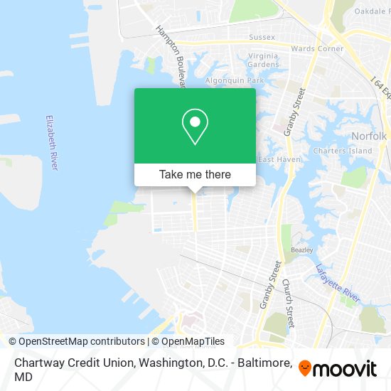 Mapa de Chartway Credit Union