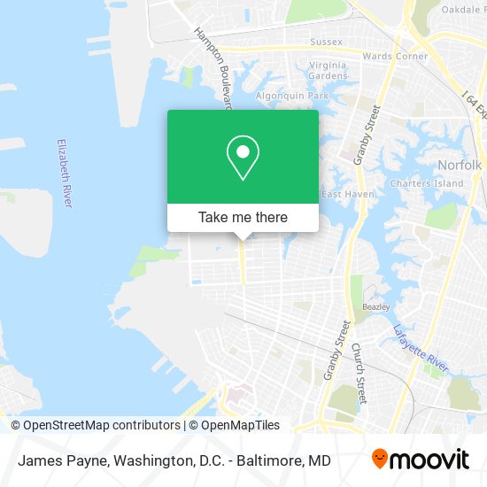 James Payne map
