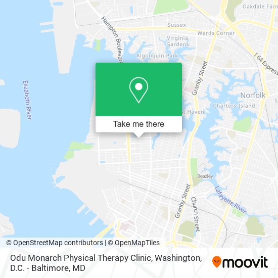 Odu Monarch Physical Therapy Clinic map