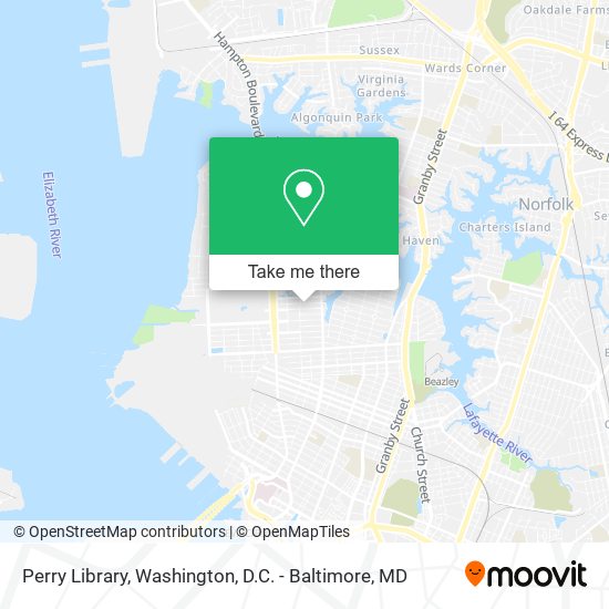 Mapa de Perry Library