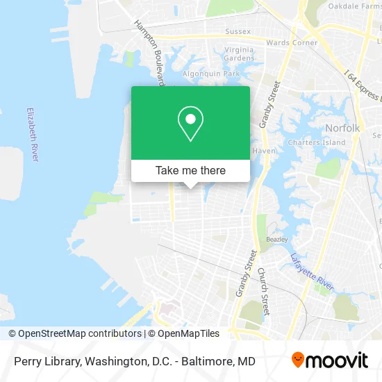 Perry Library map