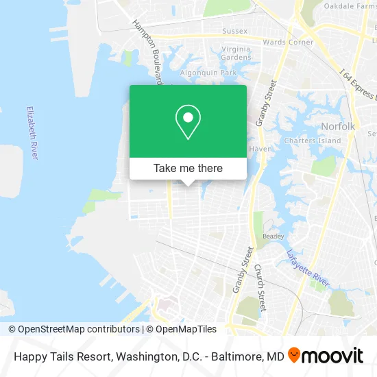 Happy Tails Resort map