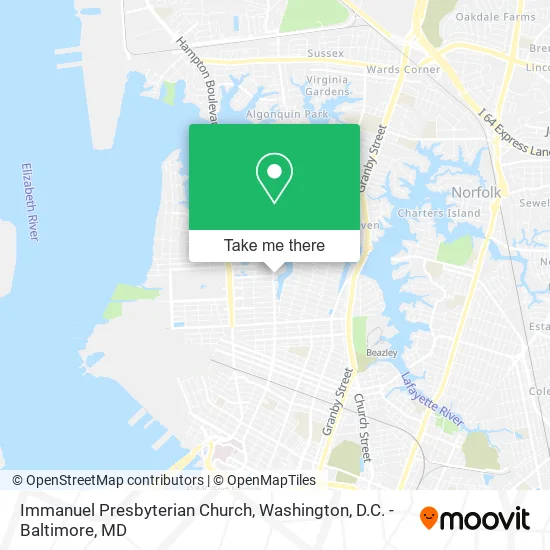 Immanuel Presbyterian Church map