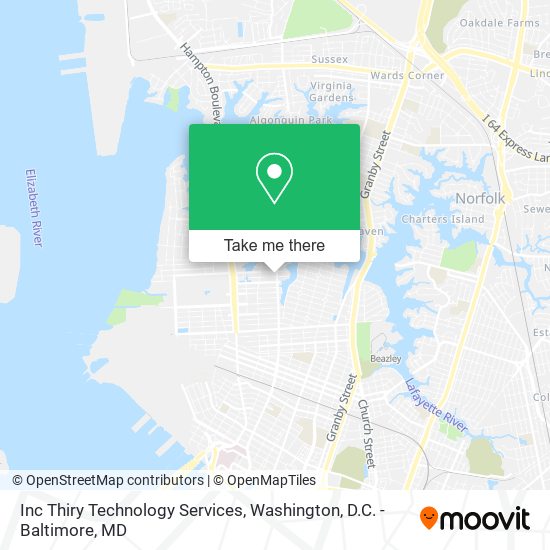 Inc Thiry Technology Services map