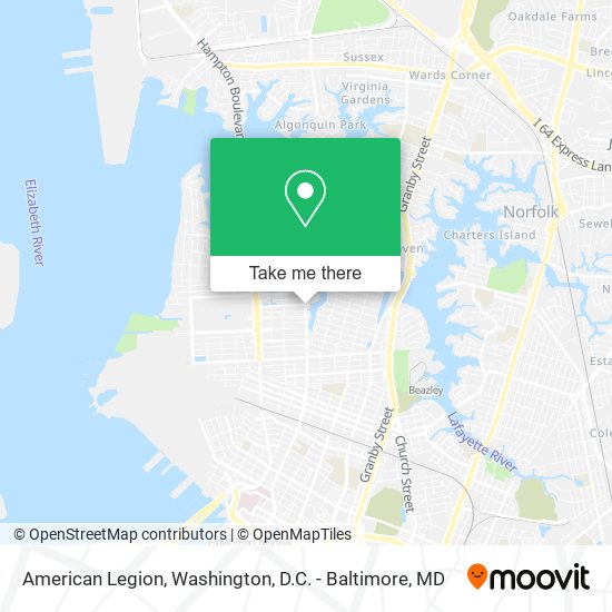 American Legion map