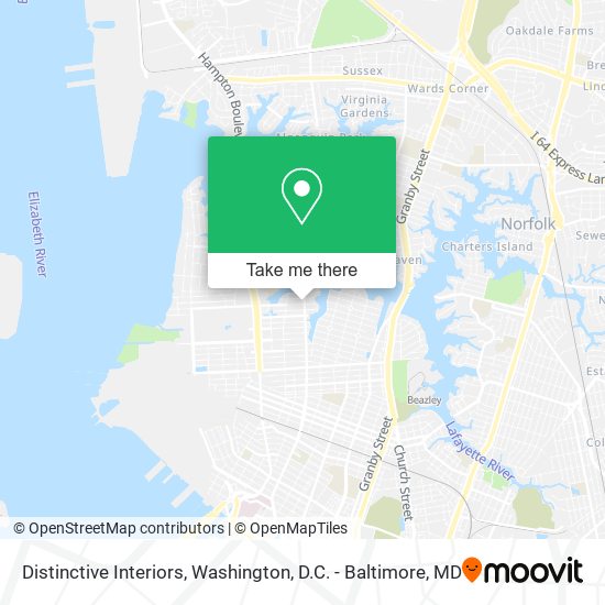 Mapa de Distinctive Interiors