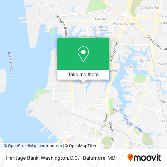 Heritage Bank map