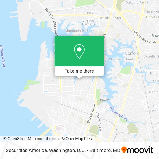 Securities America map