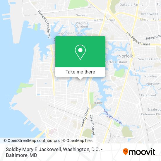 Soldby Mary E Jackowell map