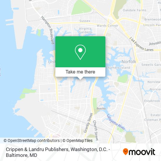 Crippen & Landru Publishers map