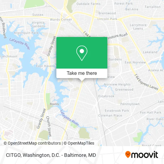 CITGO map