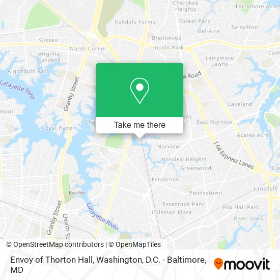 Envoy of Thorton Hall map