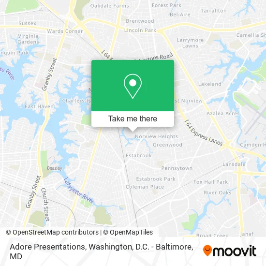 Adore Presentations map