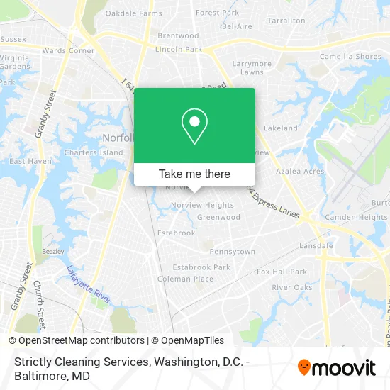 Strictly Cleaning Services map