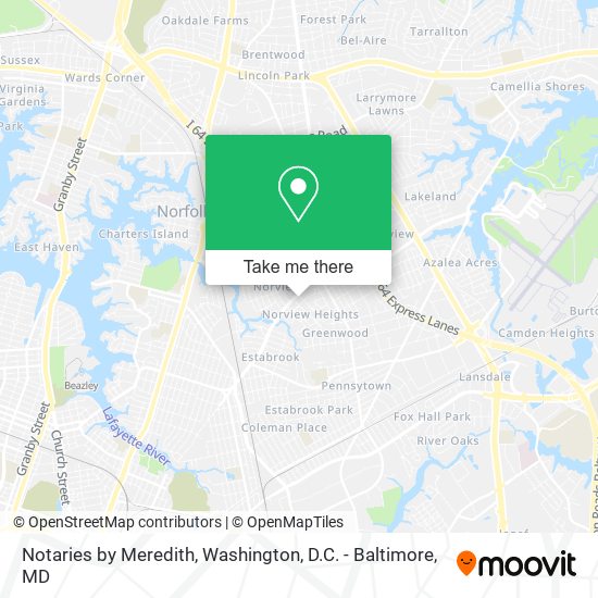 Mapa de Notaries by Meredith