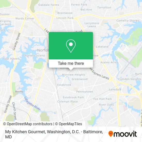 My Kitchen Gourmet map