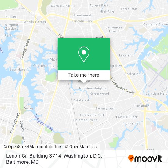 Lenoir Cir Building 3714 map