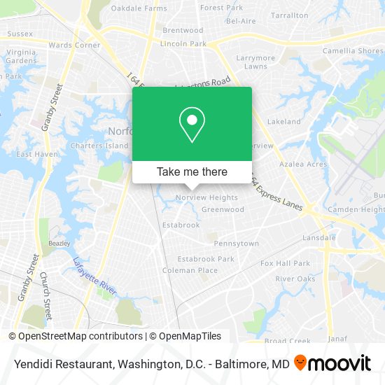 Mapa de Yendidi Restaurant