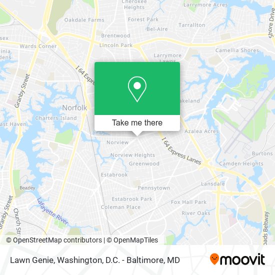 Lawn Genie map