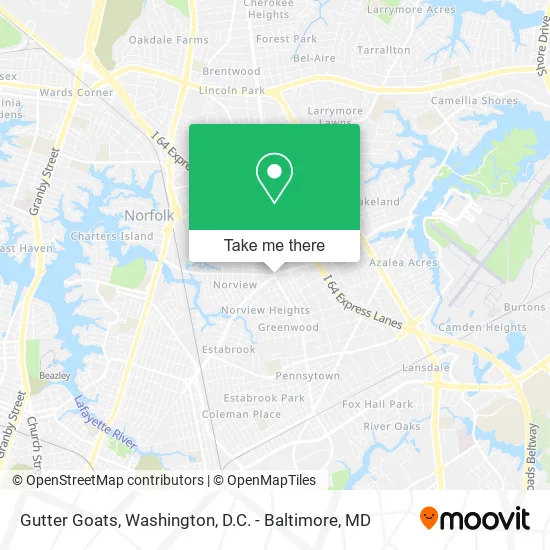 Gutter Goats map