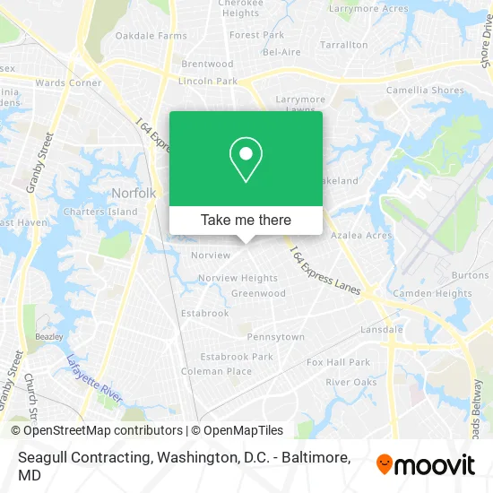 Seagull Contracting map