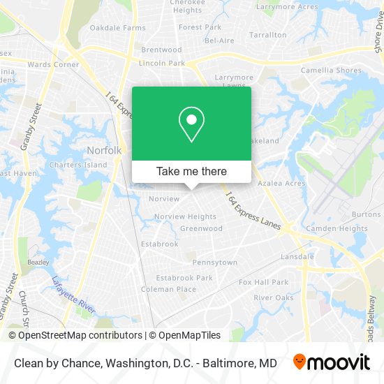 Clean by Chance map